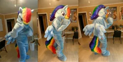 Size: 6500x3264 | Tagged: artist:judhudson, cosplay, derpibooru import, fursuit, human, irl, irl human, photo, rainbow dash, safe