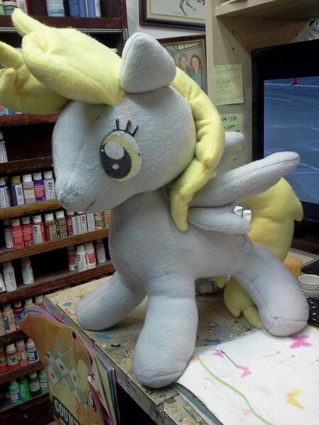 Size: 720x960 | Tagged: safe, artist:judhudson, derpibooru import, derpy hooves, pegasus, pony, female, irl, mare, photo, plushie