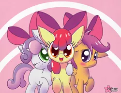 Size: 3300x2550 | Tagged: adorabloom, apple bloom, artist:clouddg, blushing, bow, cute, cutealoo, cutie mark crusaders, derpibooru import, diasweetes, impossibly large ears, looking at you, safe, scootaloo, smiling, somepony to watch over me, sweetie belle, wink