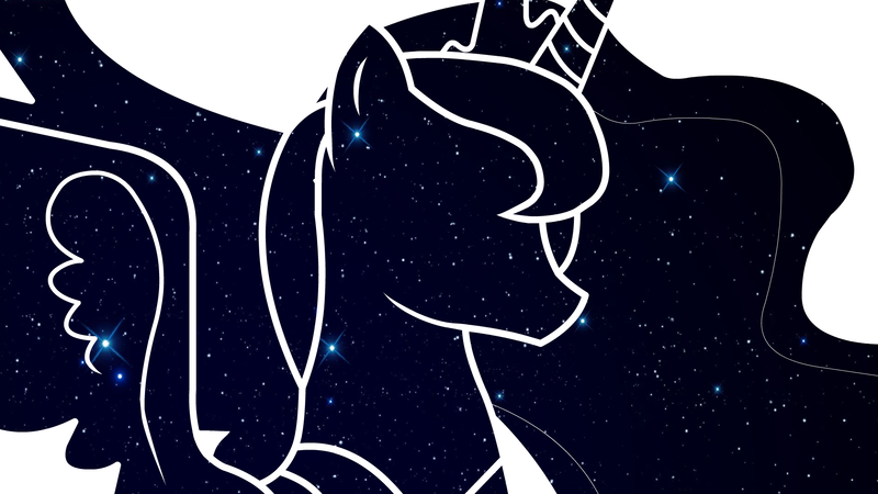 Size: 1920x1080 | Tagged: artist:laricot, night, princess luna, safe, solo, wallpaper