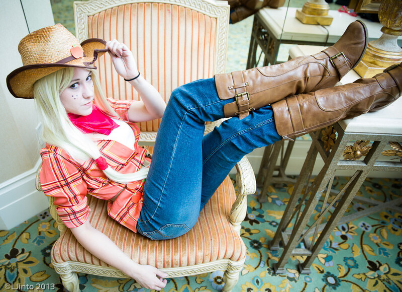 Size: 900x652 | Tagged: applejack, artist:burloire, cosplay, derpibooru import, human, irl, irl human, photo, safe, solo