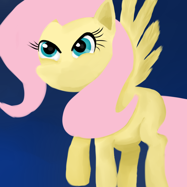 Size: 1024x1024 | Tagged: artist:drakmire, derpibooru import, fluttershy, safe, solo