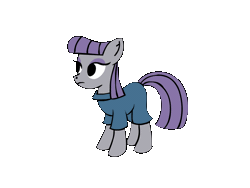 Size: 800x600 | Tagged: safe, artist:yooyfull, derpibooru import, maud pie, earth pony, pony, animated, clothes, cute, excited, eyes closed, female, grin, happy, irrational exuberance, mare, maudabetes, out of character, prancing, secret, smiling, solo, when she smiles, xk-class end-of-the-world scenario