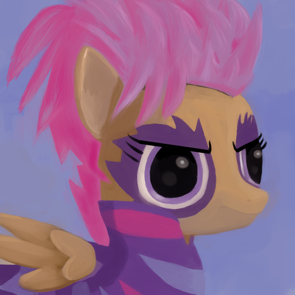 Size: 1024x1024 | Tagged: artist:drakmire, derpibooru import, safe, scootaloo, solo