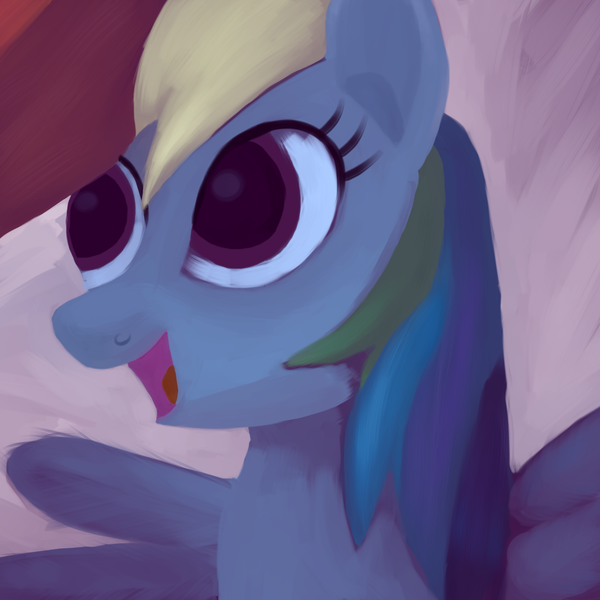 Size: 1024x1024 | Tagged: artist:drakmire, derpibooru import, rainbow dash, safe, solo