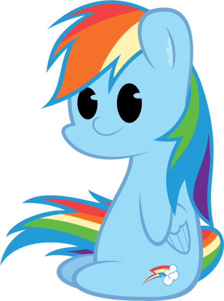 Size: 600x806 | Tagged: artist:zacatron94, derpibooru import, plushie, rainbow dash, safe, simple background, smiling, solo, transparent background, vector