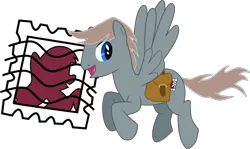 Size: 956x571 | Tagged: safe, artist:ruinedomega, derpibooru import, mailpony, ponyscape, solo, stamp, vector