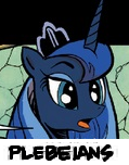 Size: 119x152 | Tagged: derpibooru import, expand dong, exploitable meme, idw, meme, picture for breezies, plebeian, princess luna, reaction image, safe, solo, spoiler:comic17