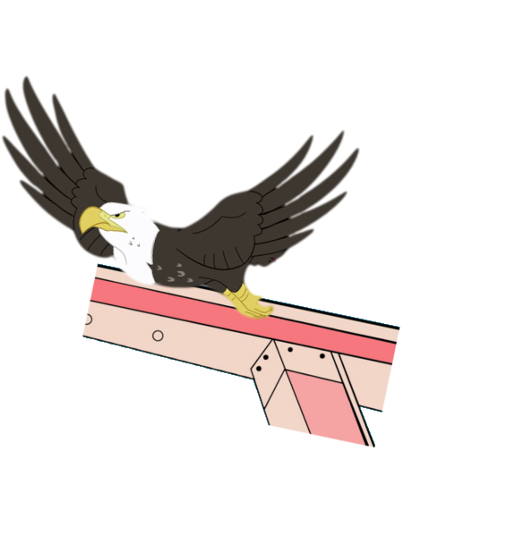 Size: 565x600 | Tagged: artist:valinhya, bald eagle, crossing the memes, derpibooru import, eagle, edit, meme, pinkie apple pie, safe, simple background, solo, that friggen eagle, that fucking cat, tom and jerry, transparent background