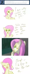 Size: 654x1595 | Tagged: artist:askumfluttershy, ask, ask fluttershy, comic, derpibooru import, fluttershy, safe, solo, tumblr