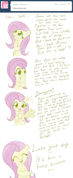 Size: 642x1569 | Tagged: artist:askumfluttershy, ask, ask fluttershy, derpibooru import, fluttershy, safe, solo, tumblr