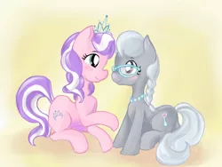 Size: 1024x768 | Tagged: safe, artist:dreubug, derpibooru import, diamond tiara, silver spoon, earth pony, pony, adorabullies, cute