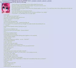 Size: 935x843 | Tagged: 4chan, anon in equestria, derpibooru import, feels, greentext, /mlp/, pinkie pie, rejection, rejection is magic, sad, safe, text