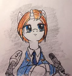 Size: 847x894 | Tagged: artist:7yashka7, clothes, crimea, derpibooru import, natalia poklonskaya, politics, ponified, safe, solo, traditional art