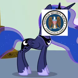 Size: 558x558 | Tagged: bad edit, derpibooru import, for whom the sweetie belle toils, nsa, princess luna, safe, solo