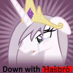 Size: 250x250 | Tagged: 1000 hours in ms paint, crying, derpibooru import, down with molestia, down with this sort of thing, drama, dwh, edit, hasbro, hasbro drama, jontron thread, lucifer hasbro, ms paint, princess celestia, princess molestia, safe, solo, source needed