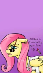 Size: 600x1024 | Tagged: artist:kallisti, derpibooru import, fluttershy, grand theft auto, gta iv, knife, safe, solo, sunglasses