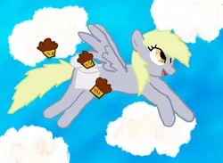 Size: 2160x1584 | Tagged: safe, artist:sharkiity, derpibooru import, derpy hooves, pegasus, pony, female, mare, solo