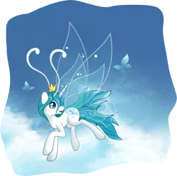 Size: 1155x1144 | Tagged: safe, artist:artist-apprentice587, derpibooru import, oc, oc:papillon, unofficial characters only, breezie, flutter pony, flutter pony alicorn, image, png, princess chrysalis, solo