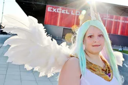 Size: 1024x683 | Tagged: artist:freyarule, cosplay, derpibooru import, human, irl, irl human, photo, princess celestia, safe, solo