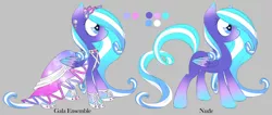 Size: 1378x582 | Tagged: safe, artist:alicornparty, derpibooru import, oc, unofficial characters only, pegasus, pony, adoptable, clothes, dress, gala dress
