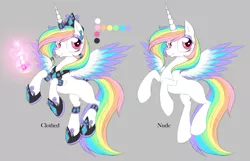 Size: 1354x874 | Tagged: safe, artist:alicornparty, derpibooru import, oc, unofficial characters only, alicorn, pony, adoptable, alicorn oc, magic, solo