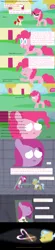 Size: 1200x5490 | Tagged: artist:unassuminguser, asylum, comic, derpibooru import, doctor fauna, insanity, pinkamena diane pie, pinkie pie, semi-grimdark, twist