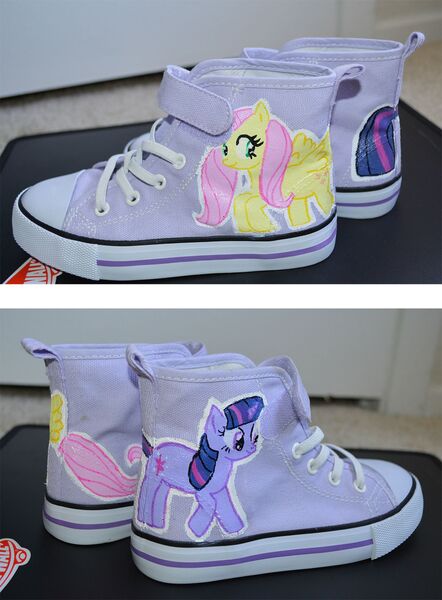 Size: 1200x1629 | Tagged: clothes, converse, custom, derpibooru import, fluttershy, safe, shoes, twilight sparkle