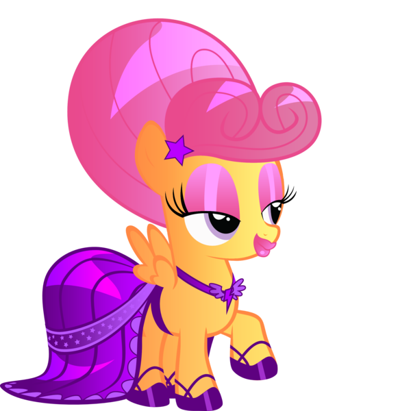 Size: 2500x2500 | Tagged: safe, artist:keytee-chan, derpibooru import, edit, scootaloo, alternate hairstyle, clothes, dress, lips, lipstick, makeup, shoes, simple background, solo, transparent background, vector