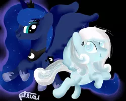 Size: 999x799 | Tagged: artist:princesslovelypony, derpibooru import, oc, oc:snowdrop, princess luna, safe