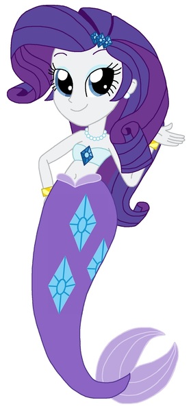 Size: 1112x2392 | Tagged: dead source, safe, artist:cruelladevil84, derpibooru import, rarity, mermaid, equestria girls, bandeau, belly button, bracelet, cutie mark, ear piercing, earring, eqg promo pose set, jewelry, mermaid tail, mermaidized, midriff, necklace, pearl earrings, pearl necklace, piercing, solo