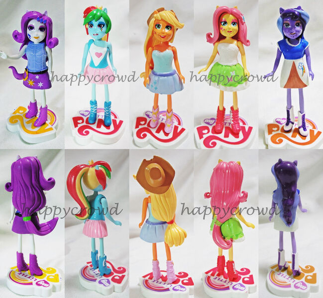 Size: 1600x1480 | Tagged: safe, derpibooru import, applejack, fluttershy, princess luna, rainbow dash, rarity, vice principal luna, equestria girls, bootleg, chinese, clothes, dress, nightmare fuel, skirt, toy, wat
