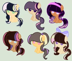 Size: 766x650 | Tagged: safe, artist:saramanda101, derpibooru import, oc, unofficial characters only, earth pony, pony, adoptable, earring, foal, freckles