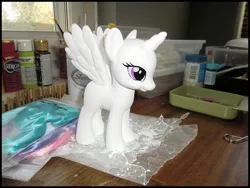 Size: 710x535 | Tagged: artist:grandmathunderpants, custom, derpibooru import, irl, photo, princess celestia, safe, solo, toy, wip