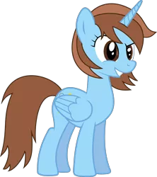 Size: 7358x8297 | Tagged: safe, artist:djdavid98, derpibooru import, oc, oc:hair zippy, unofficial characters only, alicorn, pony, .ai available, .svg available, absurd resolution, alicorn oc, simple background, solo, transparent background, vector