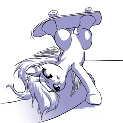 Size: 1000x1000 | Tagged: artist:mykegreywolf, derpibooru import, half pipe, safe, scootaloo, skateboard, skating, solo