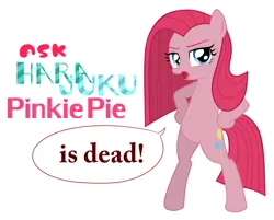 Size: 806x648 | Tagged: april fools, artist:momo, askharajukupinkiepie, bipedal, pinkie pie, safe, solo