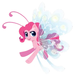 Size: 1024x1019 | Tagged: artist:fuyusfox, breezie, breeziefied, breezie pie, derpibooru import, pinkie pie, safe, solo, species swap