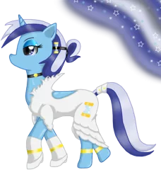 Size: 730x802 | Tagged: artist:xaidon, clothes, derpibooru import, dress, minuette, safe, solo