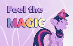 Size: 900x563 | Tagged: artist:anto-202, derpibooru import, eyes closed, grin, magic, plot, safe, smiling, solo, squee, twilight sparkle, vector, wallpaper