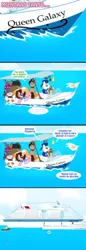 Size: 1024x2987 | Tagged: aaron pony, artist:shinta-girl, boat, comic, cruise ship, derpibooru import, donald ducl, oc, ocean, oc:shinta pony, ponified, pretty pink pony, safe, sailor pony, sailor uniform, spanish, vacation