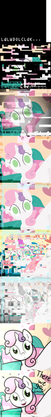 Size: 1104x8899 | Tagged: artist:dtcx97, artist:spikedmauler, bed, bedroom, comic, cute, derpibooru import, go ask sweetie belle, happy, interface, safe, solo, style swap, sweetie belle, tumblr, webcam