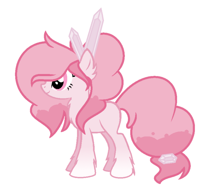 Size: 797x721 | Tagged: safe, artist:twinkietastic, derpibooru import, oc, unnamed oc, unofficial characters only, earth pony, pony, adoptable, crystal, solo