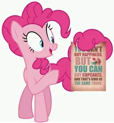 Size: 5800x6300 | Tagged: absurd resolution, artist:masem, cupcake, derpibooru import, pinkie pie, prehensile tail, safe, solo, tail hold