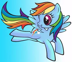 Size: 551x479 | Tagged: artist:mast88, derpibooru import, gradient background, rainbow dash, safe, simple background, solo