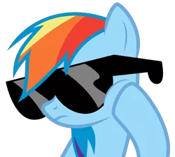 Size: 6678x6000 | Tagged: absurd resolution, artist:byteslice, bored, derpibooru import, rainbow dash, safe, simple background, solo, swag, testing testing 1-2-3, transparent background, vector