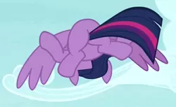 Size: 912x559 | Tagged: safe, derpibooru import, screencap, twilight sparkle, twilight sparkle (alicorn), alicorn, pony, testing testing 1-2-3, anal vore, backbend, female, fetish, great moments in animation, head up plot, majestic as fuck, mare, ouroboros, plot, solo, this isn't even my final form, vore, wat, what has magic done