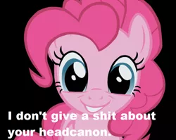 Size: 900x718 | Tagged: caption, cute, derpibooru import, headcanon, headcanon denied, pinkie pie, safe, solo, vulgar