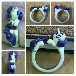 Size: 1024x1024 | Tagged: artist:silk-locket, derpibooru import, photo, rarity, ring, safe