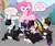 Size: 2400x2020 | Tagged: safe, artist:blackbewhite2k7, derpibooru import, pinkie pie, ponified, pony, chubby, crossover, goth, henrietta, image, png, rainbow, saturated, smile smile smile, south park, south park: the stick of truth